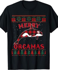 Orca Killer Whales Pajama Shirt Ugly Christmas Sweater T-Shirt